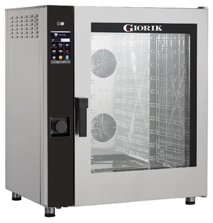 photo 1 fours a convection/ vapeur a gaz 10x1/1gn ou en