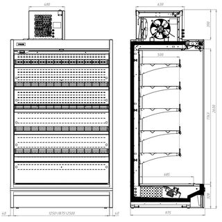 photo 2 chambre froide murale max 8.1 - remote