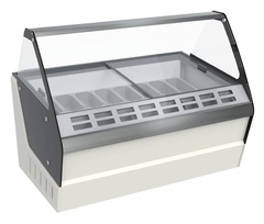 Photo 1 matériel référence 7472-0115: Vitrine à creme glacée hawai 16 5ltr
