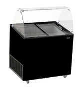 Photo 1 matériel référence 7472-0124: Vitrine à creme glacée corsica noir 6x5 ltr