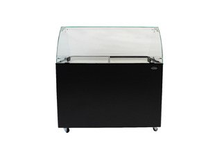 photo 7 vitrine à creme glacée java noir 8x5 ltr