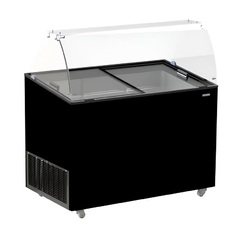 Photo 1 matériel référence 7472-0129: Vitrine à creme glacée java noir 8x5 ltr