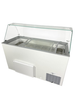 photo 5 vitrine à creme glacée java 8x5 ltr