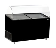 Photo 1 matériel référence 7472-0134: Vitrine à creme glacée tenerife noir 10x5 ltr