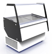 Photo 1 matériel référence 7472-0140: Vitrine à creme glacée ibiza 8x5 ltr