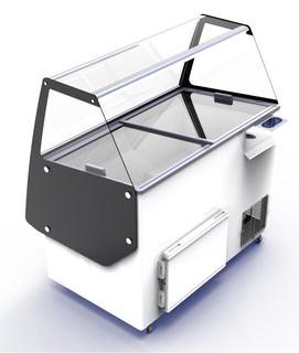photo 2 vitrine à creme glacée ibiza 8x5 ltr