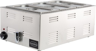 photo 4 bain-marie avec robinet de vidange