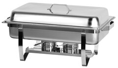 Photo pour représenté les chafings dishs et chauffes plats en vente