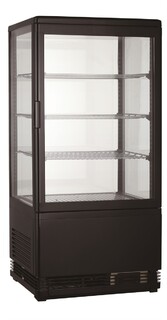 photo 1 vitrine réfrigératée 68l noir