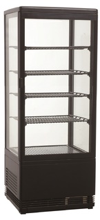 photo 1 vitrine réfrigératée 98l noir