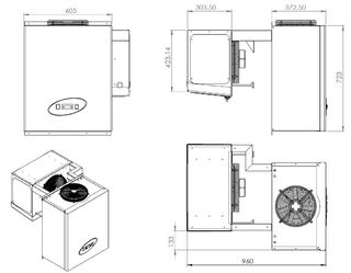 photo 2 unité de refroidissement type negatif 9,1-13 m3