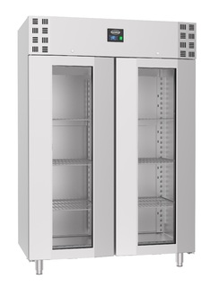 photo 1 congélateur en acier inox porte en verre mono block 1400 ltr