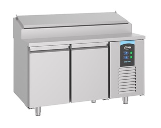 photo 1 saladette 2 portes 7x 1/3gn récipient