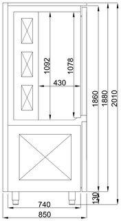 photo 3 refroidisseur à ventilation 15x 1/1gn