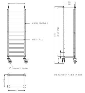 photo 2 chariots de débrassage démontable 1/1gn