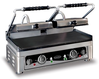 photo 1 grille de contact panini double lisse/rainuré