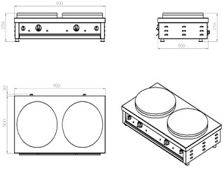 photo 2 crepière 2 plaques