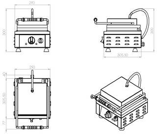 photo 2 appareil à gaufre