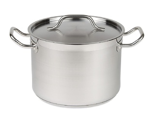 photo 1 casserole en acier inoxydable + couvercle ø24 6,3l