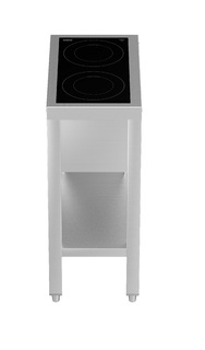 photo 8 cuisinière à induction 2 zones avec essous ouvert