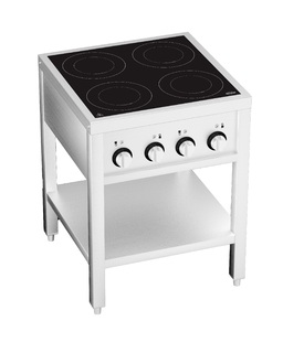 photo 5 cuisinière à induction 4 zones avec essous ouvert