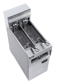 photo 3 friteuse électriques 2x 12,5l