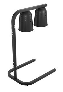 photo 2 lampe chauffant noire