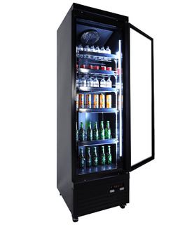 photo 8 réfrigérateur 1 porte en verre noir ceb-500r bl