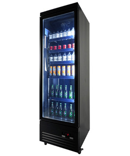 photo 3 réfrigérateur 1 porte en verre noir ceb-500r bl
