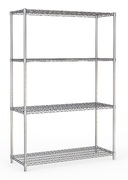 Photo 1 matériel référence 7530-0010: Étagères 4 levels 1200 démontable