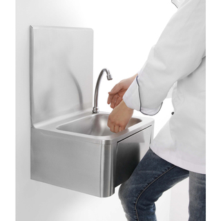 photo 2 lavabo commande au genou