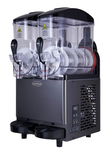 photo 1 machine à granitas professionnelle noire 2x12l