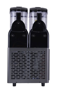 photo 3 machine à granitas professionnelle noire 2x12l