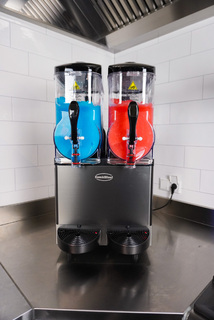 photo 4 machine à granitas professionnelle noire 2x12l