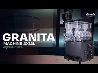 photo 6 machine à granitas professionnelle noire 2x12l
