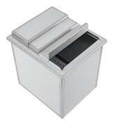 Photo pour représenté les bacs de stockage pour glaçons et glace pilée en vente