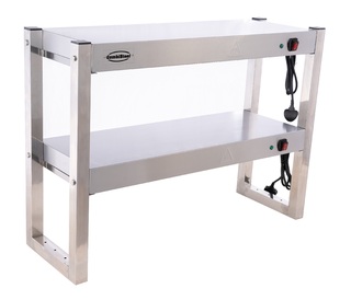 photo 1 étagère chauffante en halogene 2 niveaux démontable