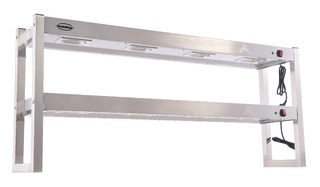 photo 2 étagère chauffante en halogene 2 niveaux 1500 démontable