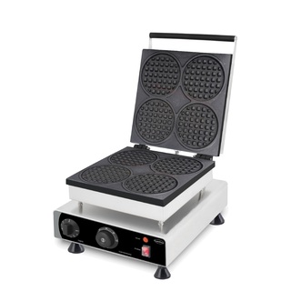 photo 1 gaufrier 4pcs gaufres rondes