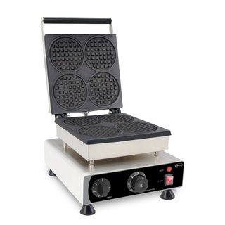 photo 2 gaufrier 4pcs gaufres rondes