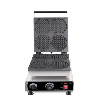 photo 3 gaufrier 4pcs gaufres rondes