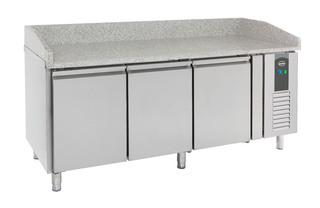 photo 1 table préparation pour pizza 3 portes