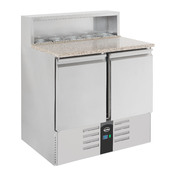 Photo 1 matériel référence 7950-0070: Table préparation pour pizza 2 portes