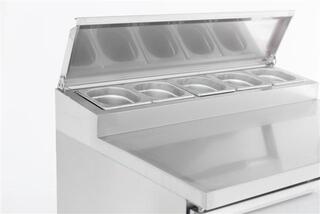 photo 4 saladette réfrigérée 2 portes 5x1/6gn récipient