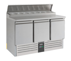 Photo 1 matériel référence 7950-0100: Saladette réfrigérée 3 portes