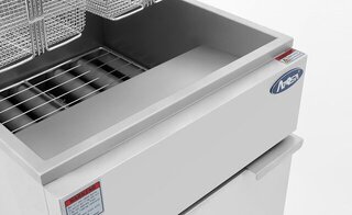 photo 5 friteuse professionnelle gaz naturel  21 l 28 kw 2 paniers