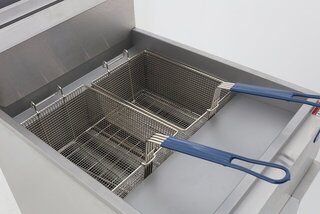 photo 3 friteuse professionnelle gaz naturel  29 l 35 kw 2 paniers