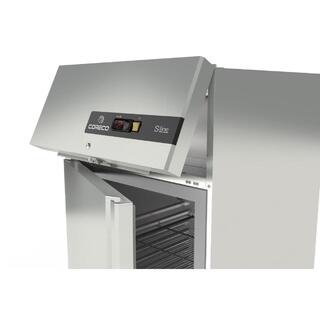 photo 2 armoire gn2/1 côtés emboutis positive 1 porte avec roulettes