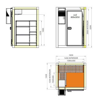 photo 2 kit chambre froide négative