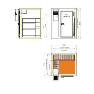 photo 2 kit chambre froide négative